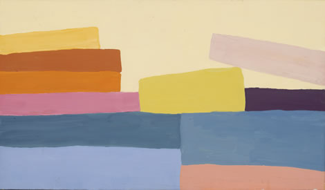 painting by Don Christensen entitled, 2 Stack No. 3