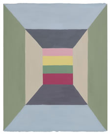 painting by Don Christensen entitled, Mitre No. 14