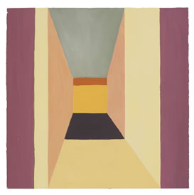 painting by Don Christensen entitled, Mitre No. 18